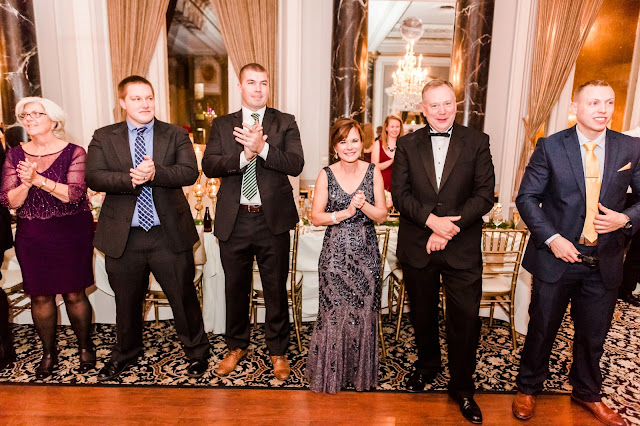 A classic formal winter wedding at the Hotel Monaco and The Belvedere in Baltimore, Maryland Photographed by Heather Ryan Photography