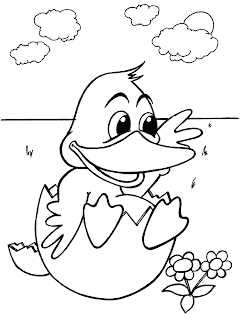 Duck Coloring Pages