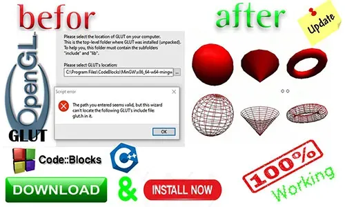 Code Blocks Error Message with GLUT IMG