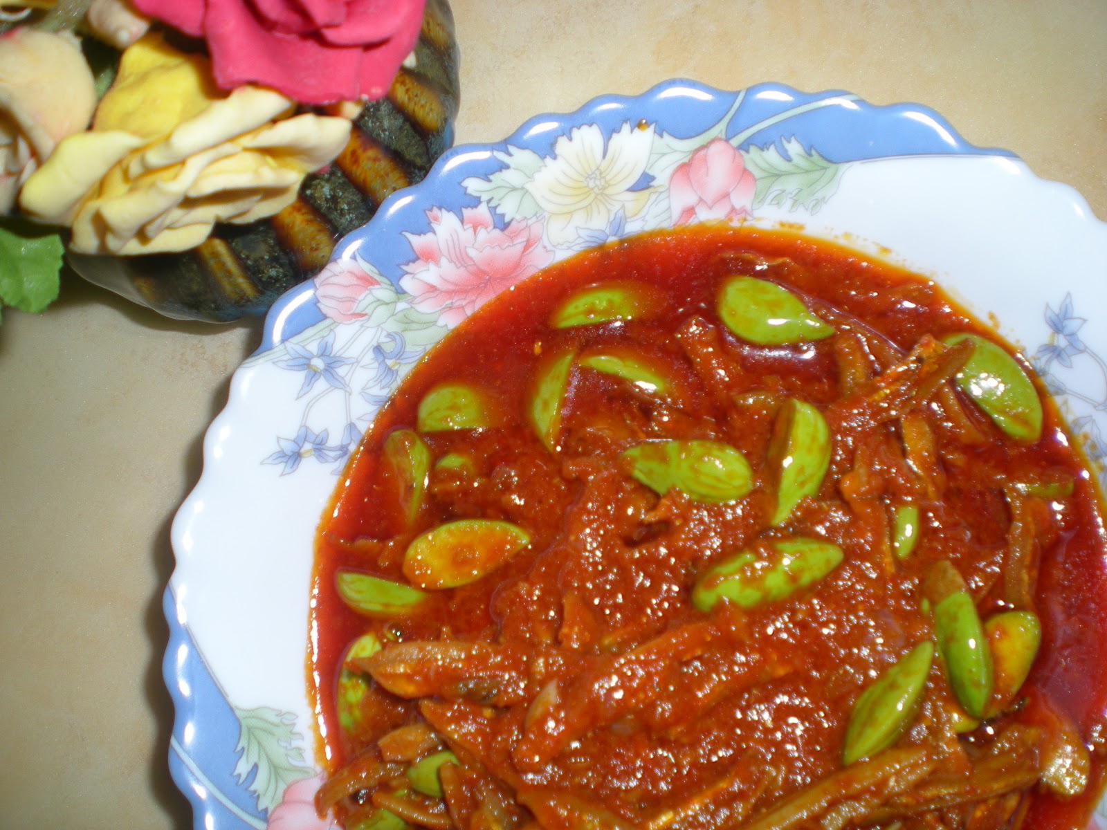 CAHAYA HIDUPKU: Sambal Tumis Ikan Bilis dengan Petai