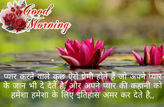 good morning shayri (प्यार भरी गुड मॉर्निंग शायरी इन लव)