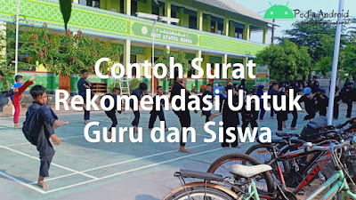 Contoh Surat Rekomendasi Untuk Guru Mutasi/Induk Non Induk