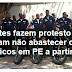 VIGILANTES FAZEM PROTESTO E AMEAÇAM NÃO ABASTECER CAIXAS ELETRÔNICOS EM PE A PARTIR DESTA SEXTA. CASO A CATEGORIA PARALISE AS ATIVIDADES, CAIXAS ELETRÔNICOS DEVEM FICAR SEM DINHEIRO.