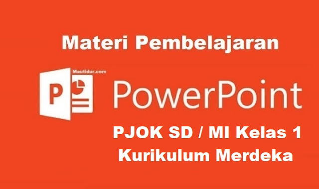 ppt pjok sd kelas 1