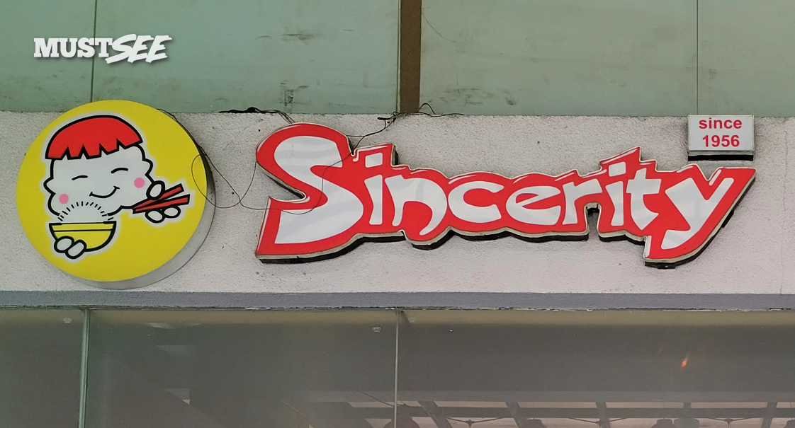 Sincerity Cafe and Restaurant, Sincerity Restaurant Menu