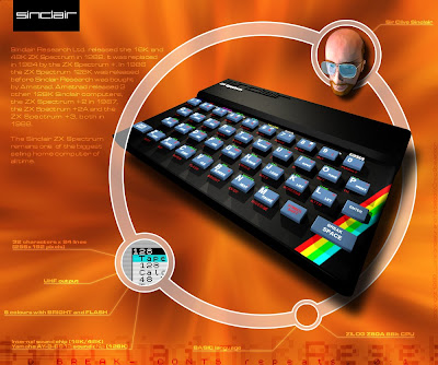 Spectrum Clive Sinclair wallpaper desktop