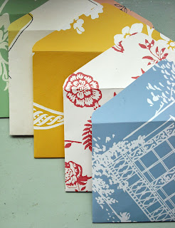 Pretty Handmand Envelopes