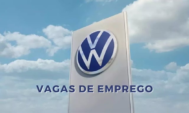 Montadora Volkswagen oferece dezenas de vagas de emprego 