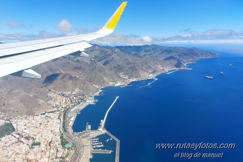 Volando sobre Tenerife