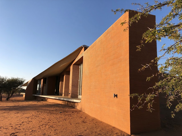 The unique character of this hunting lodge, Namibia