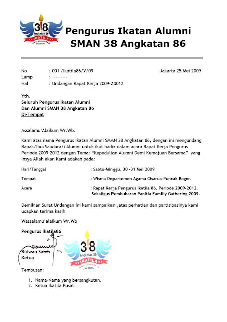 Download image Contoh Surat Resmi Sekolah Undangan Rapat Orang Tua PC 