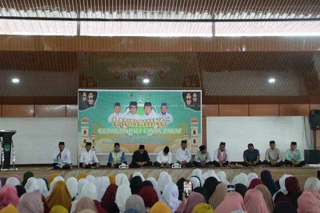 Launching Gerakan Cinta Zakat di Pendopoan Rumah Dinas Bupati PALI 