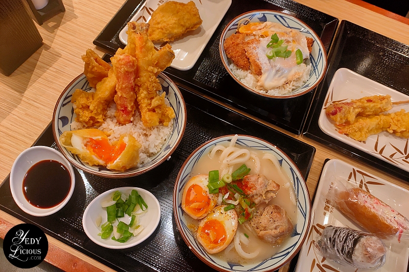 Marugame Udon Philippines Review by YedyLicious Manila Food Blog Philippines by Yedy Calaguas, Marugame Udon Robinsons Antipolo Menu