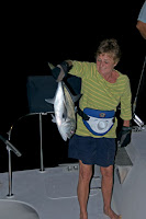 Fishing on Sail Dive BVI trimaran PROMENADE - Contact ParadiseConnections.com