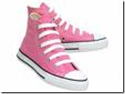 pink shoes
