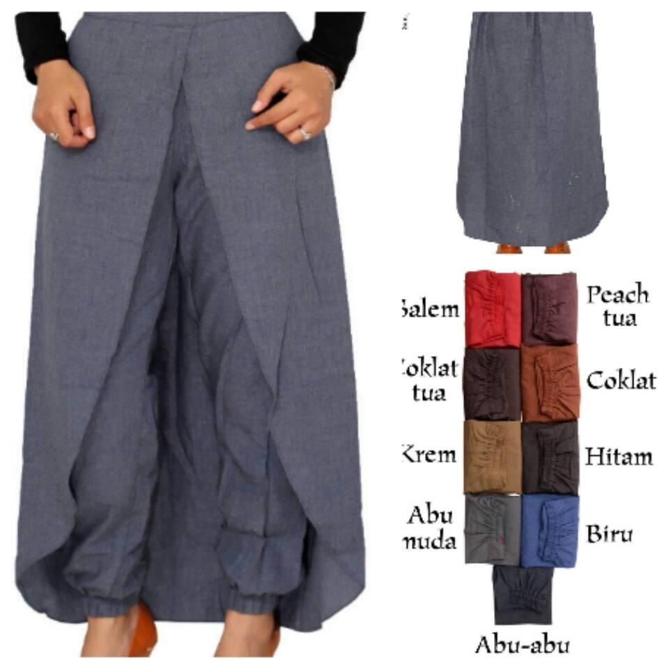 99 Model  Rok  Celana  Wanita Kulot  Batik Span Pesta 