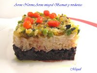 Arroz Nerone, arroz integral Basmati y verduritas