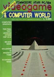 Videogame & Computer World 1988-01 - Luglio & Agosto 1988 | CBR 215 dpi | Mensile | Videogiochi
Videogame e Computer World è stata una rivista di settore dedicata ai videogiochi e al mondo informatico in generale.
La rivista cominciò la sua distribuzione nelle edicole nel 1988. Venne pubblicata da Derby S.r.l. e distribuita in Italia da DI.NA.STA. Veniva spesso abbreviata in VG & CW.