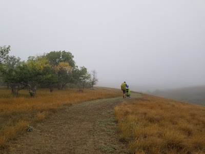 Sean Morton Great Trail in fog in Saskatchewan.