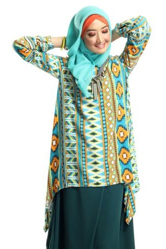 24 Foto Desain Atasan  Muslimah Modern Terbaru Kumpulan 