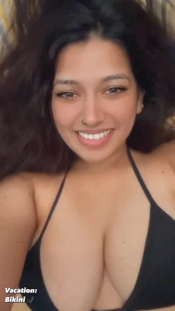 rasha kirmani bikini cleavage curvy busty indian arabian