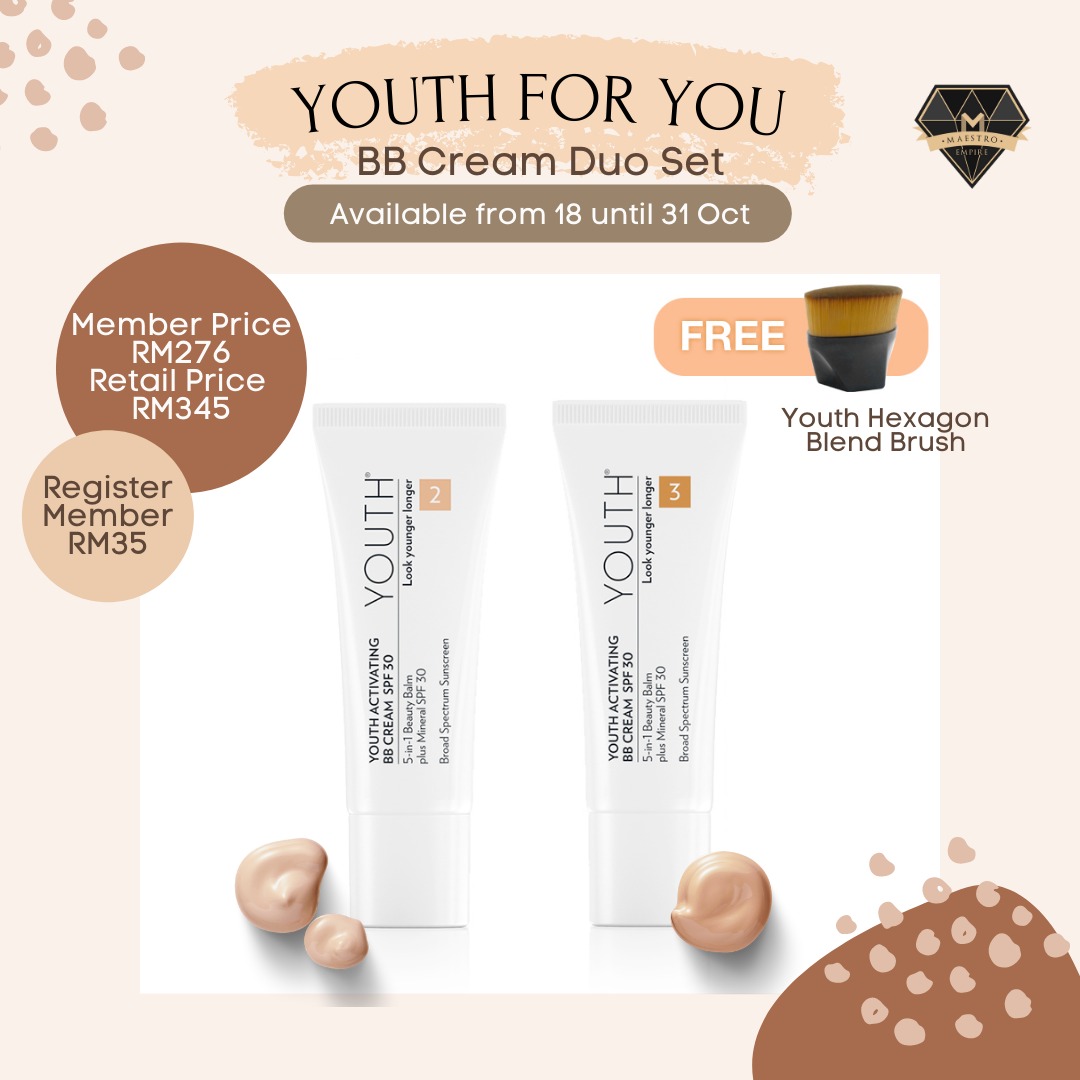 Youth BB Cream Produk Terbaru Shaklee Untuk Kulit Berseri