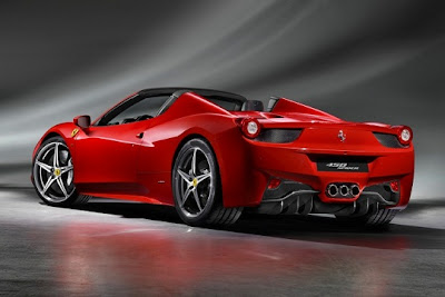 2012 Ferrari 458 Italia Spyder.