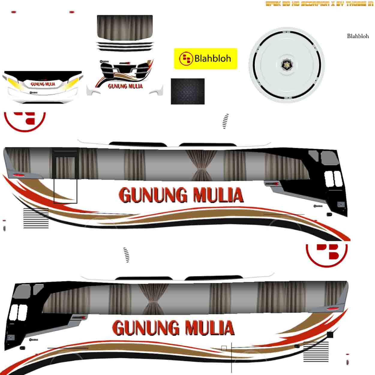 livery gunung mulia