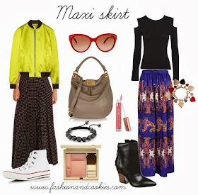 How to style a maxi skirt, Fashion and Cookies, fashion blogger