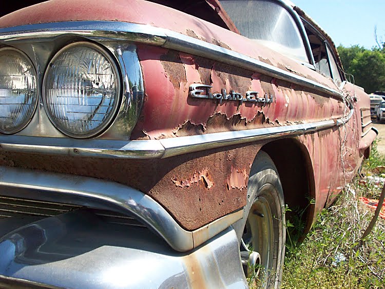 1958 Oldsmobile EightEight 2door hard top at JeffCo Auto Parts Was 850