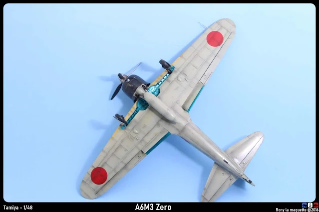 Maquette de l'A6M3 Zéro de Tamiya  1/48.