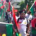 IPOB Members Protest in Japan Ahead of President Buhari's Arrival (Photos+Video)