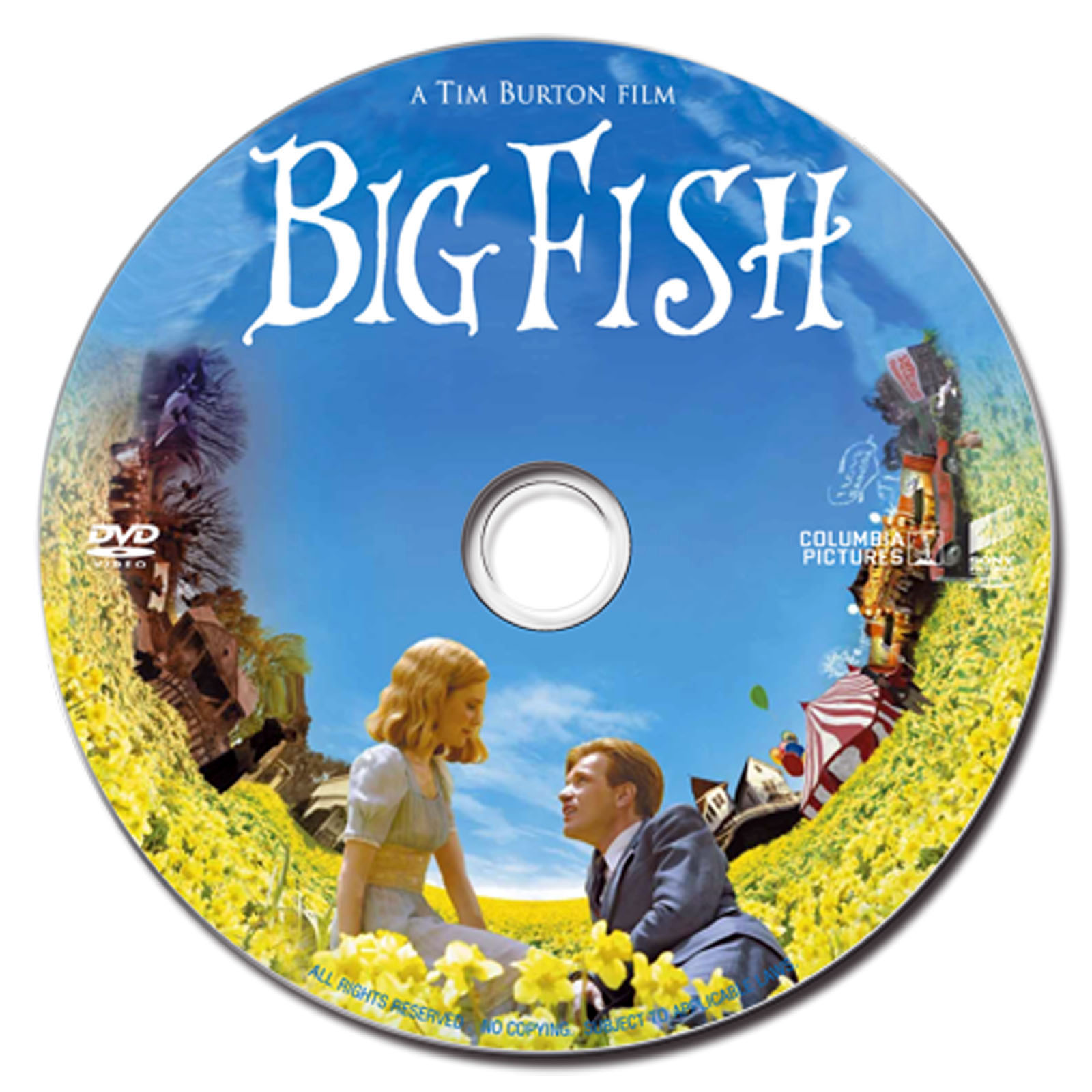 Big Fish Dvd Label Art