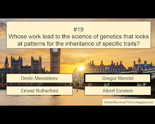 The correct answer is Gregor Mendel.