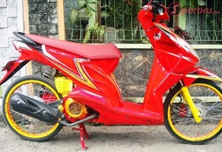 Modifikasi Honda Beat Minimalis Elegan