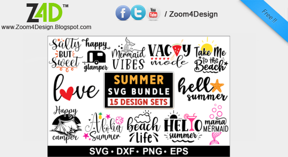 Free Summer Quotes SVG Bundle