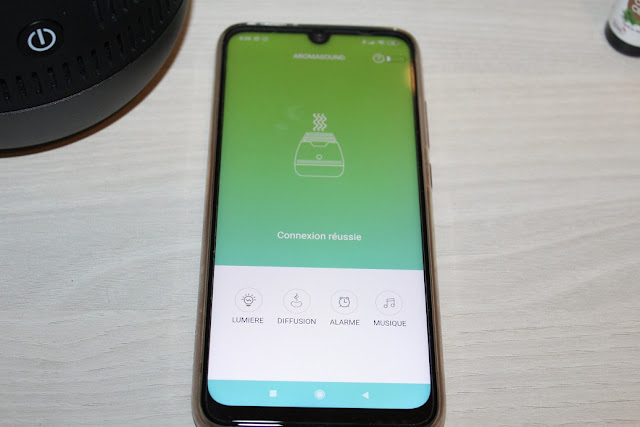 aromasound un diffuseur d'huiles essentielles