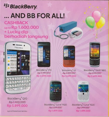 Harga Smartphone Blackberry di Indocomtech 2013