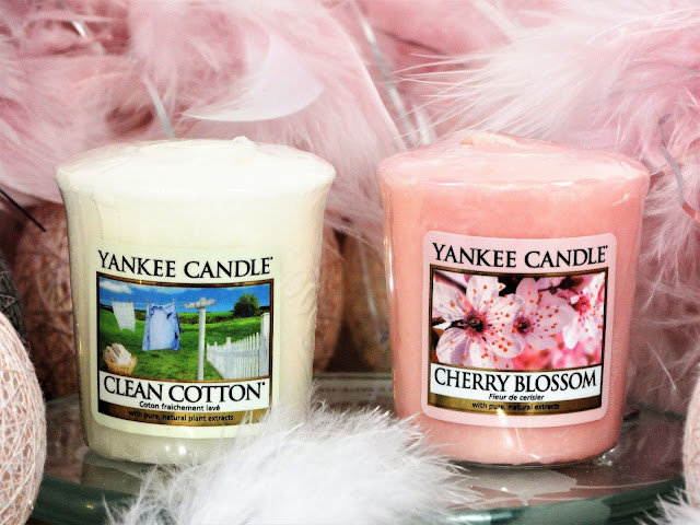 Avis Clean Cotton & Cherry Blossom de Yankee Candle, blog bougie, blog beauté