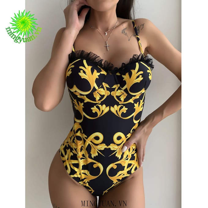( Mingyuan ) New lace one-piece sexy slim conservative swimwear