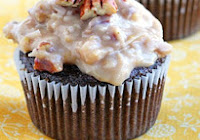 German Chocolate Cupcakes