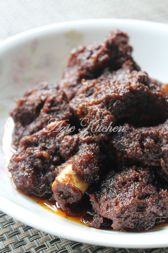 Daging Kambing Masak Hitam Terbaik - Azie Kitchen