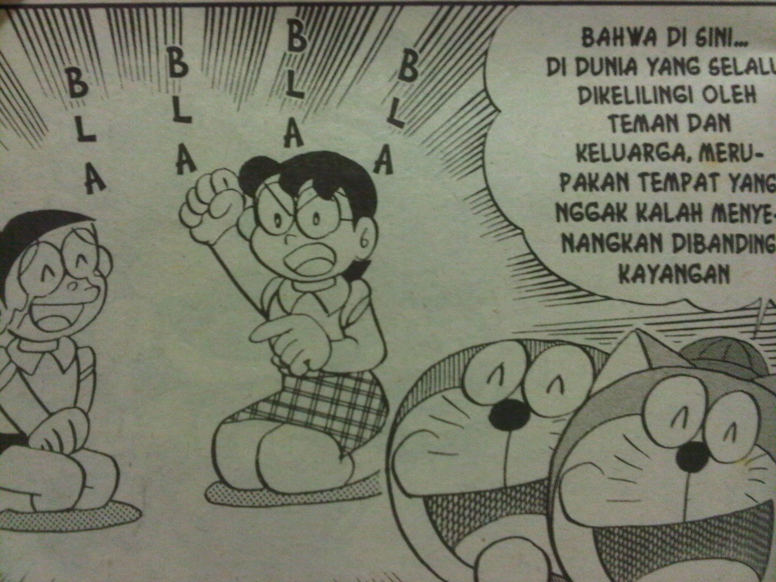 Gambar Doraemon Kata Kata Cinta