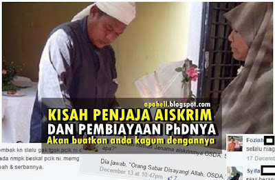 Kisah Pakcik Penjual Aiskrim OSDA dan PhDnya (5 Gambar)