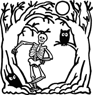 Bone Coloring Page