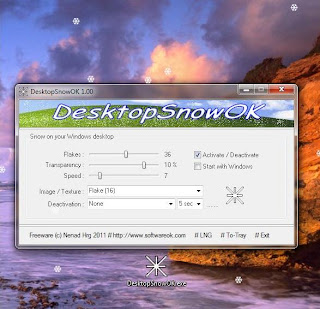 COME REALIZZARE L'EFFETTO NEVE SUL DESKTOP DI WINDOWS 7