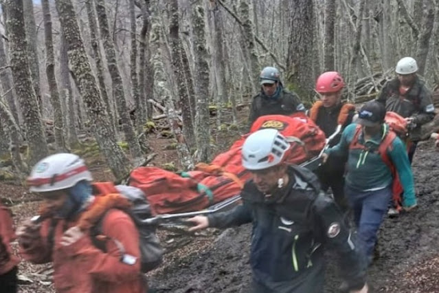 Doble rescate de la Comision de Auxilio de Ushuaia