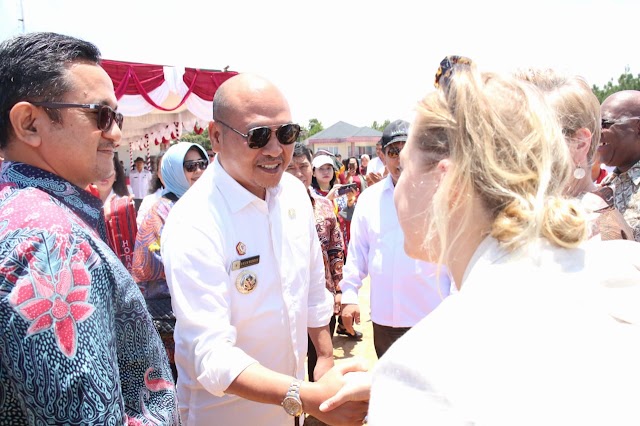 Sambut Kunjungan Rombongan Ambassador Goes to Kampung KB Lake Toba, Bupati Taput Promosikan Keindahan Hutaginjang