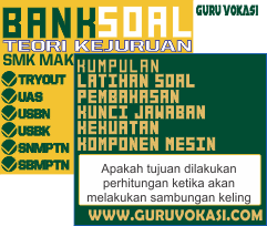 contoh soal pekerjaan dasar teknik mesin