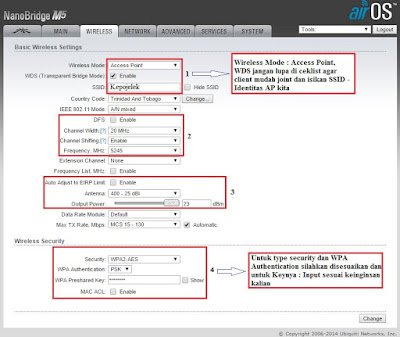 Setting Powerbeam M5 400 sebagai Access Point